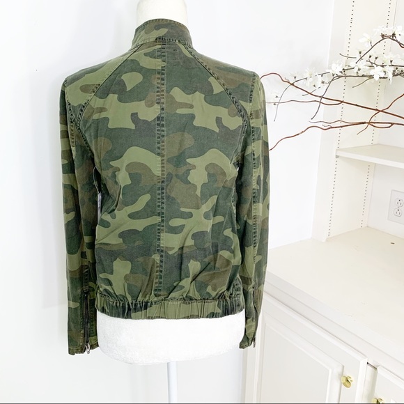 BLANKNYC On Duty Camo Print Moto Jacket XS NWT - Picture 9 of 13